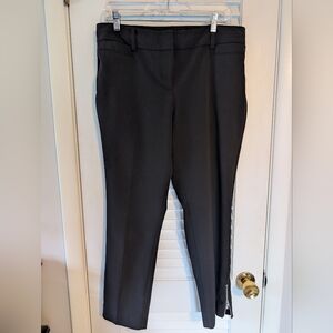 New York & Co 7th Avenue Size 12 Black Pants Design Studio Dress Pants Zippers